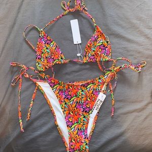 Printed bikini NWT